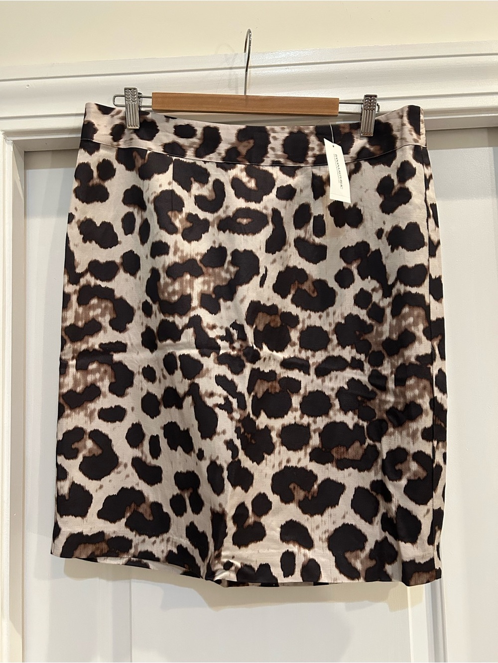Banana Republic Leopard Print Skirt - Brown/Black/Cream